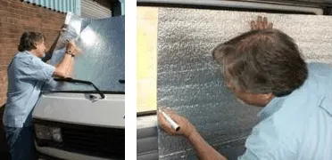 Measure theInsulation against the windows