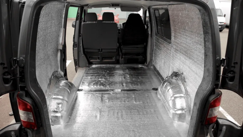 Completing Campervan Insulation