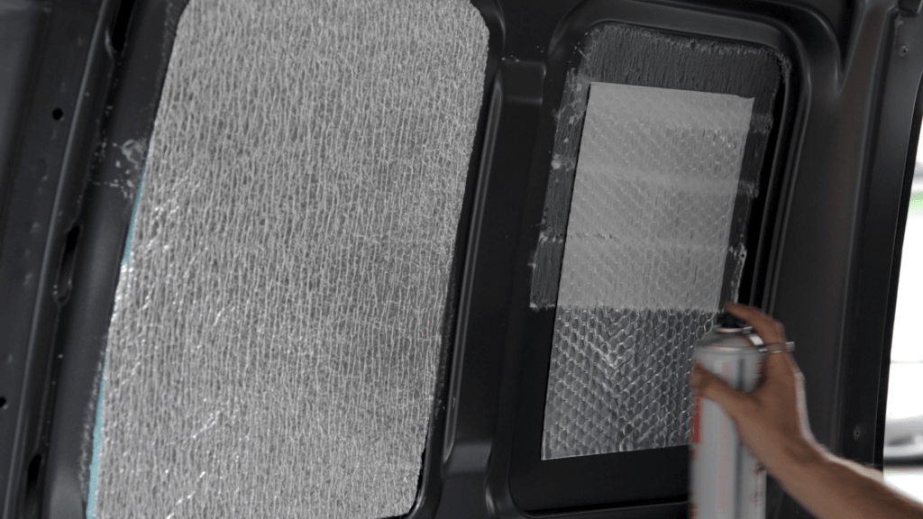 Campervan Insulation Recess Installation