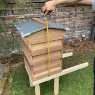 Beehive pitched roof measure